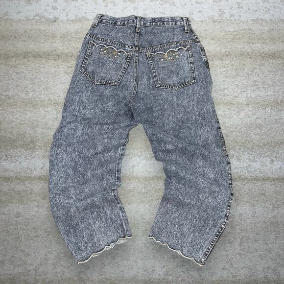 Jett Denim - True Vintage 70s Jett Jeans Relaxed Fit Smoke Grey Wash Denim Made in USA